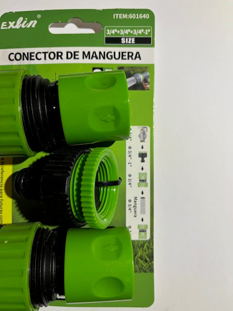 CONECTOR MANGUERA 3/4